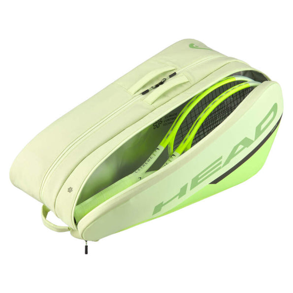 Head Tour Racket Bag Sand Green Large 3R which is available for sale at GSM Sports