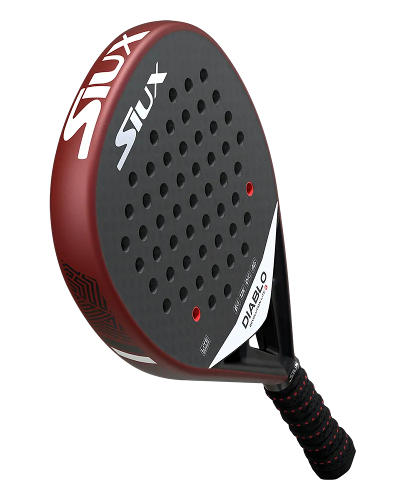 Siux Diablo Revolution Lite 3 Padel Racket which is available for sale at GSM Sports