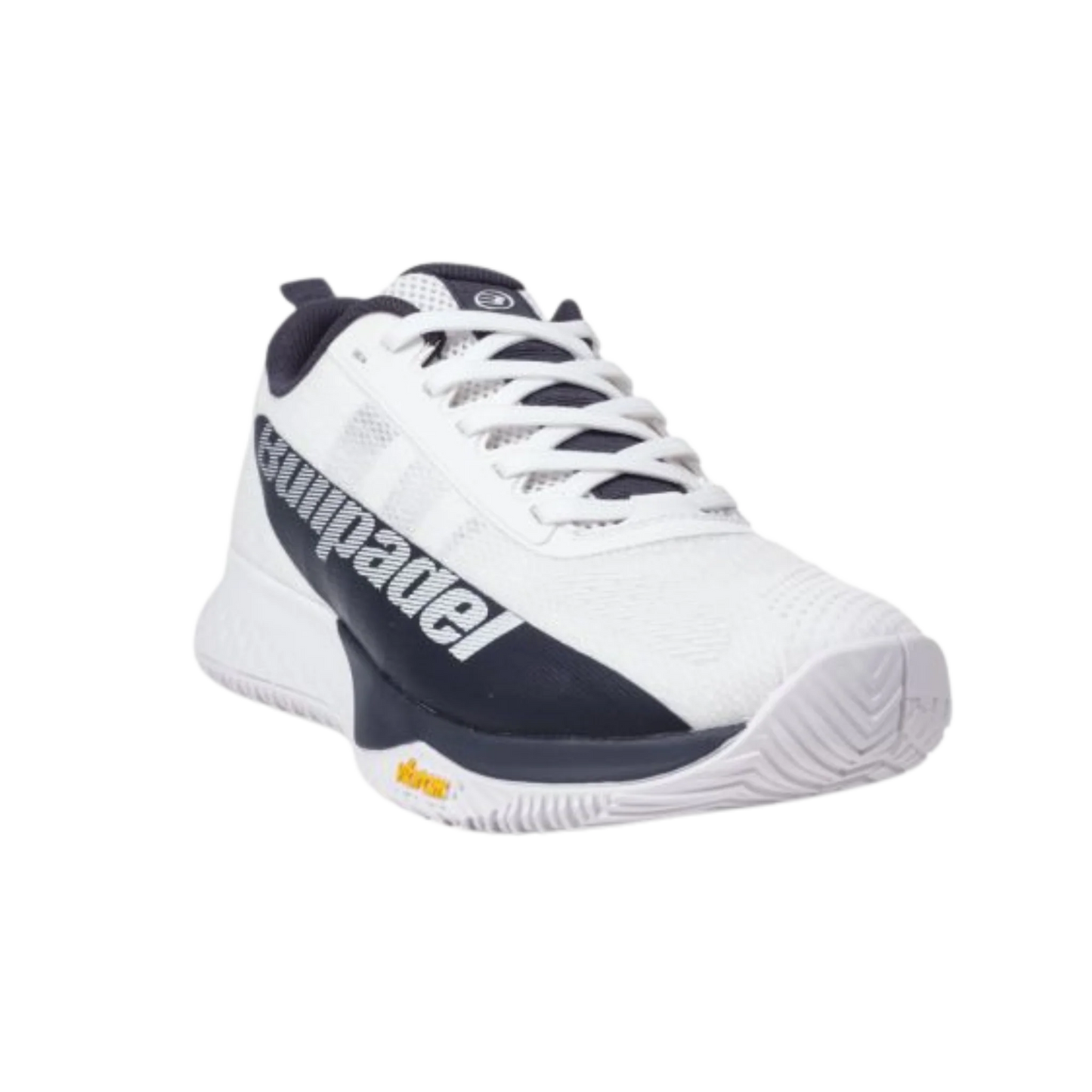 Bullpadel XPLO Vibram 25V White Padel Shoes which is available for sale at GSM Sports