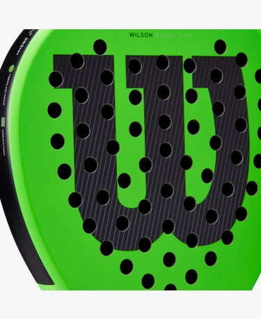 Wilson Blade Team V2 Padel Racket - Black & Green which is available for sale at GSM Sports