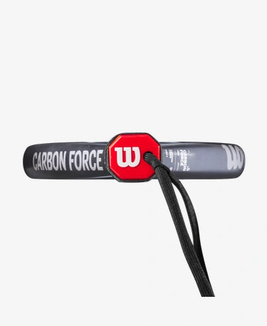 Wilson Carbon Force LT Padel Racket which is available for sale at GSM Sports