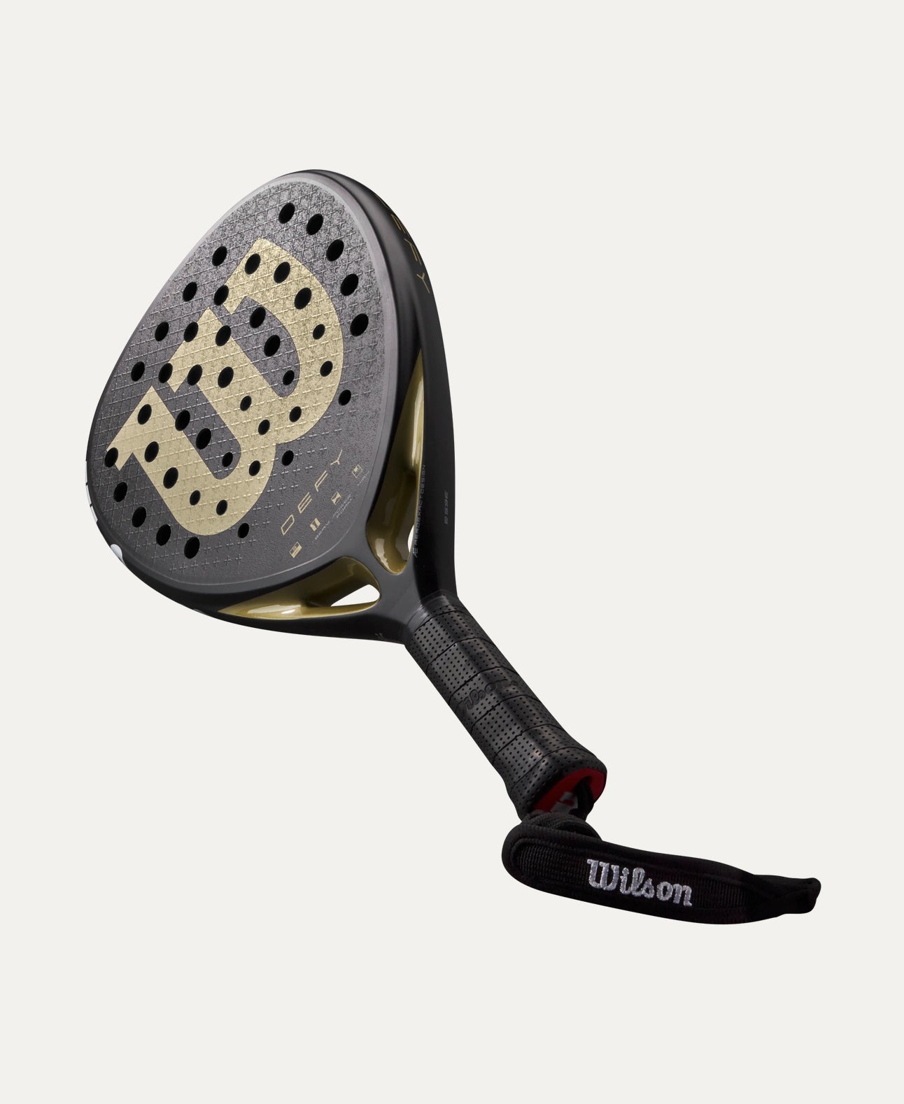Wilson Defy VI Padel Racket which is available for sale at GSM Sports