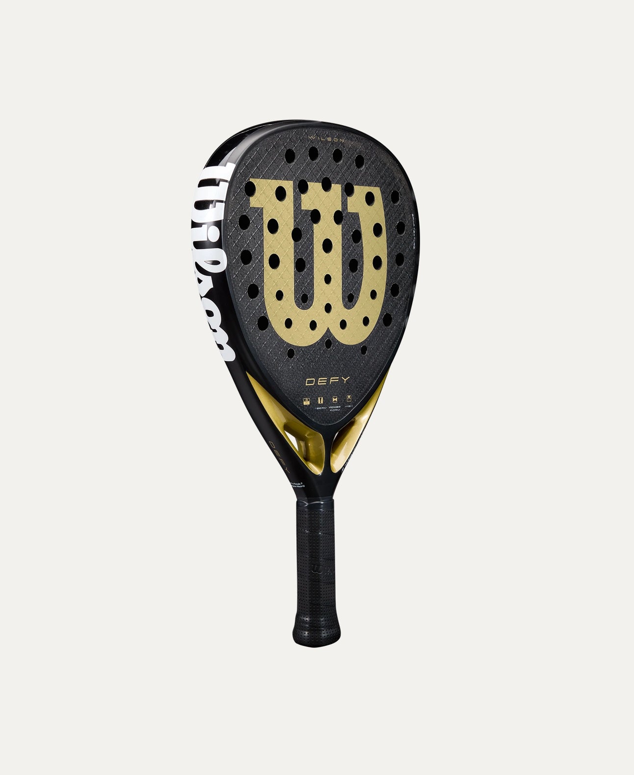 Wilson Defy VI Padel Racket which is available for sale at GSM Sports
