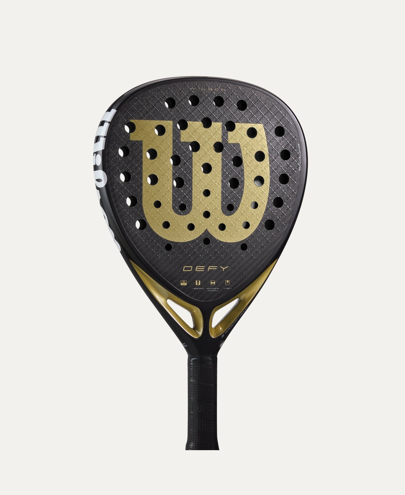 Wilson Defy VI Padel Racket which is available for sale at GSM Sports