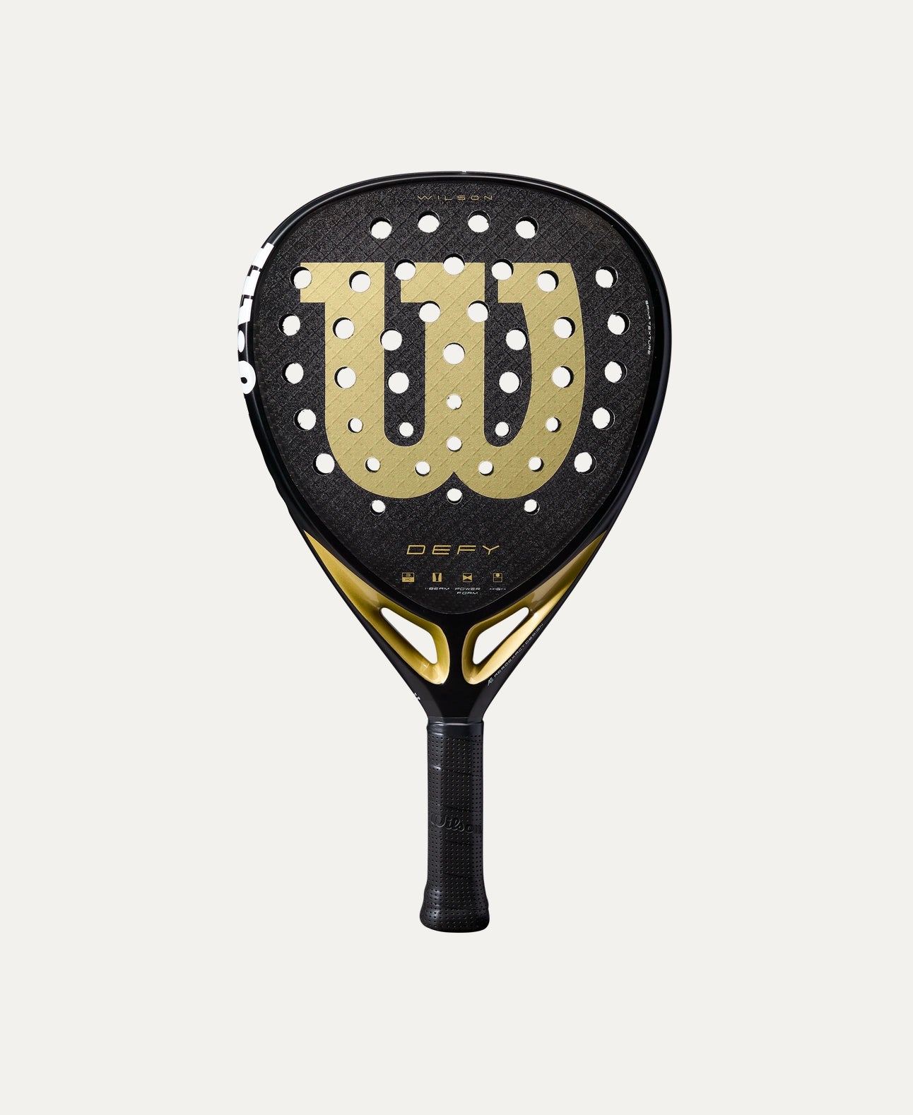 Wilson Defy VI Padel Racket which is available for sale at GSM Sports