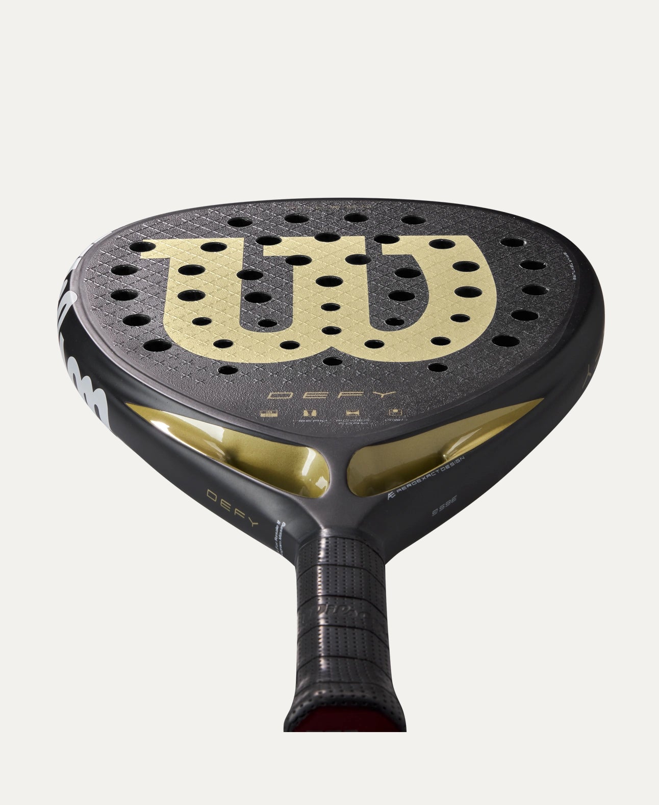 Wilson Defy VI Padel Racket which is available for sale at GSM Sports