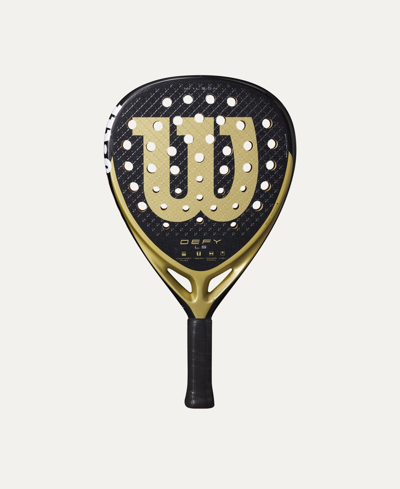 Wilson Defy LS V1 Padel Racket which is available for sale at GSM Sports