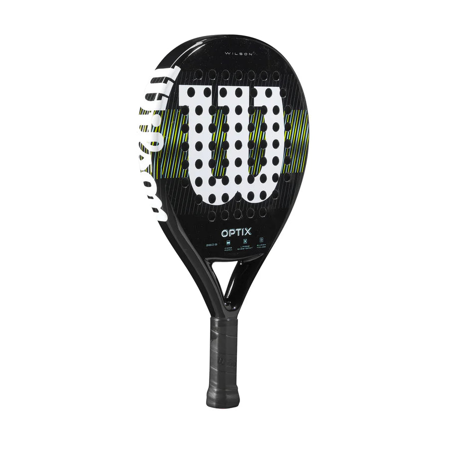 Wilson Optix V1 Padel Racket which is available for sale at GSM Sports