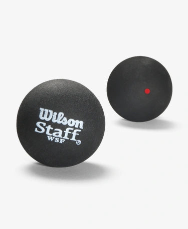 Wilson Staff Squash 2 Ball Red Dot - Squash Ball which is available for sale at GSM Sports