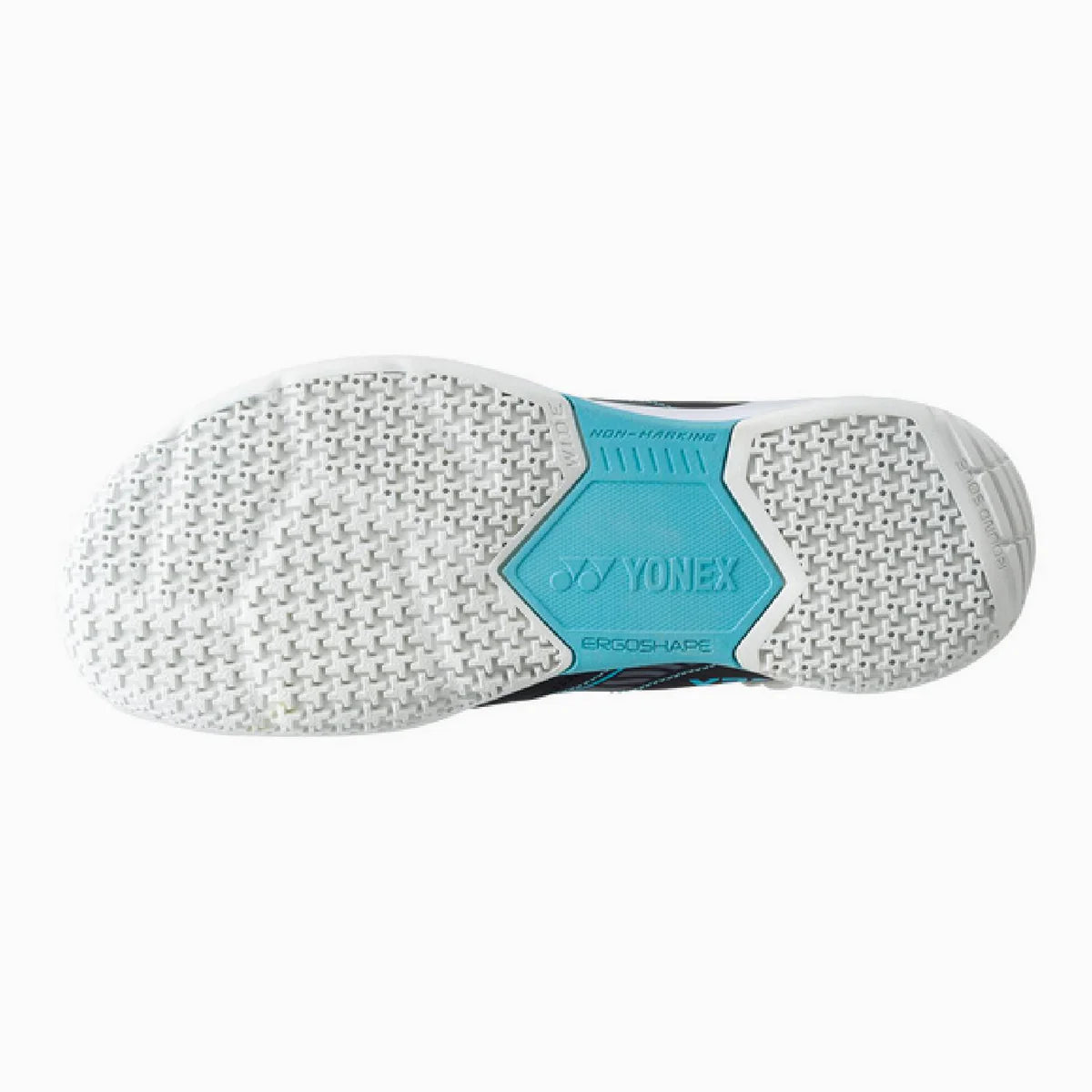 Yonex Power Cushion Strider Flow Black Blue Badminton Shoes which is available for sale at GSM Sports