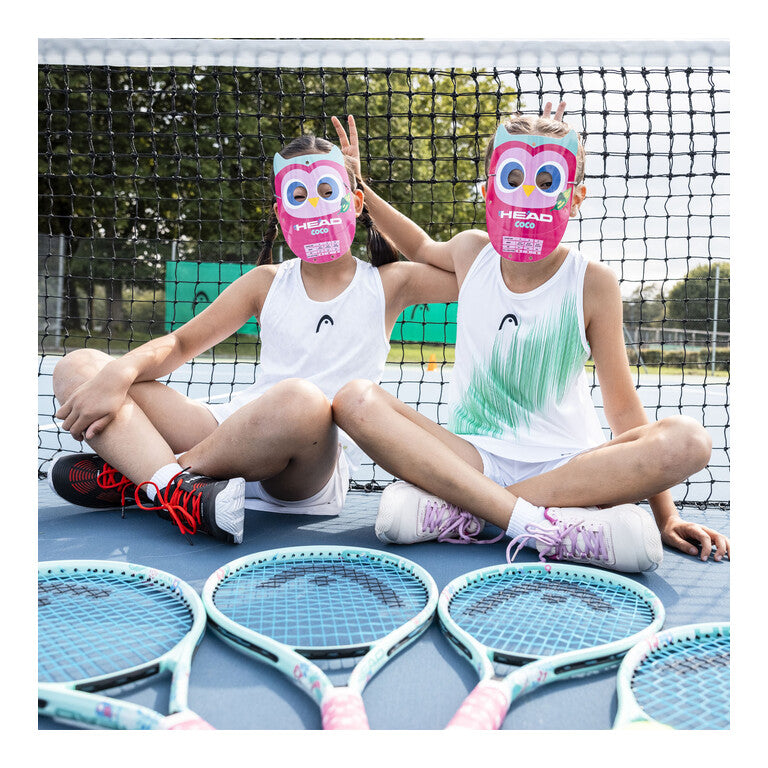 Head Coco 25 Junior Tennis Racket which is available for sale at GSM Sports