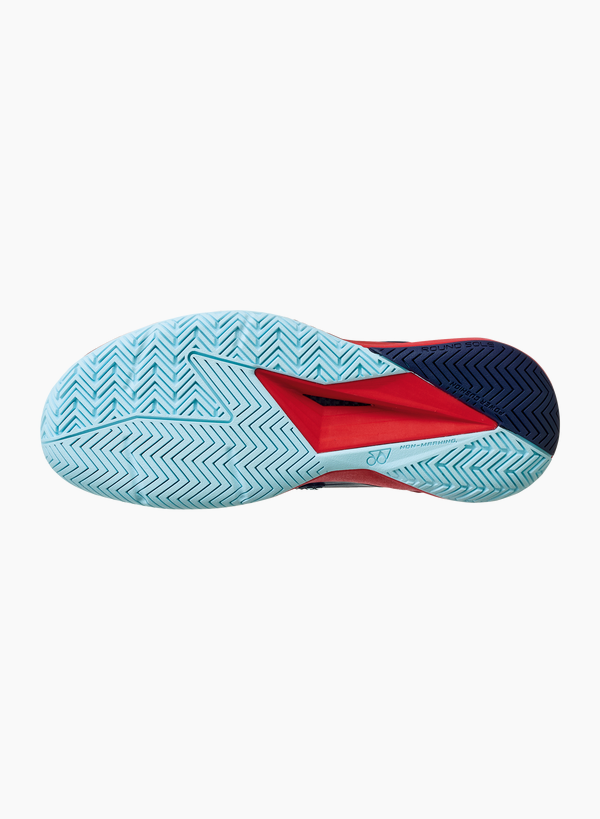 Yonex Power Cushion Eclipsion 5 Navy Red Tennis Shoes which is available for sale at GSM Sports