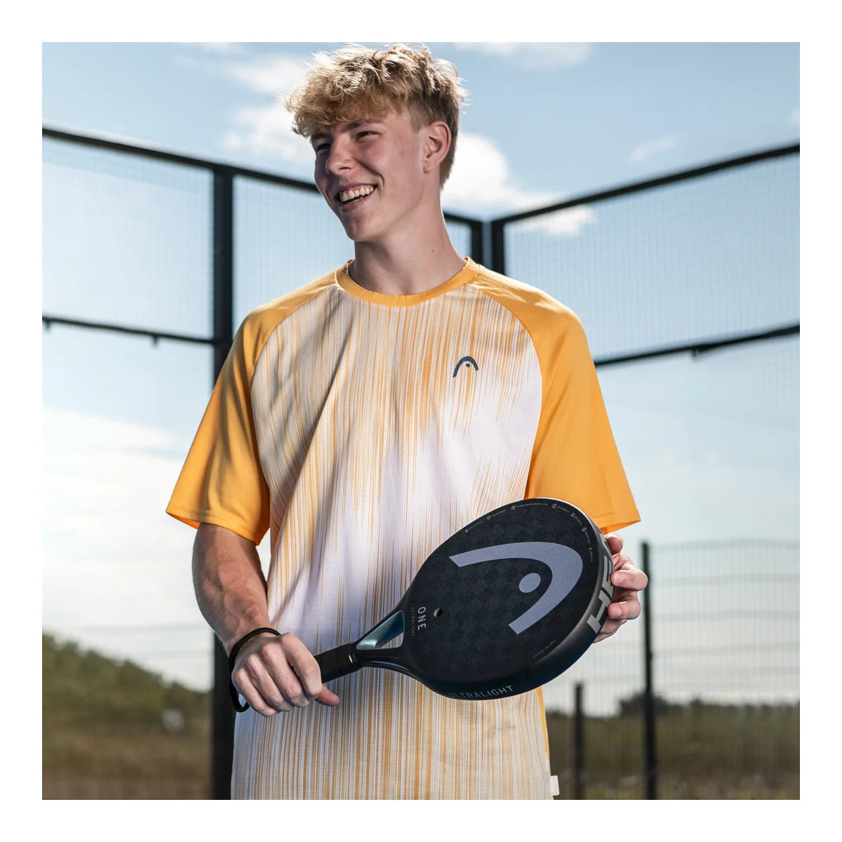 Head One Ultralight 2025 Black Padel Racket which is available for sale at GSM Sports