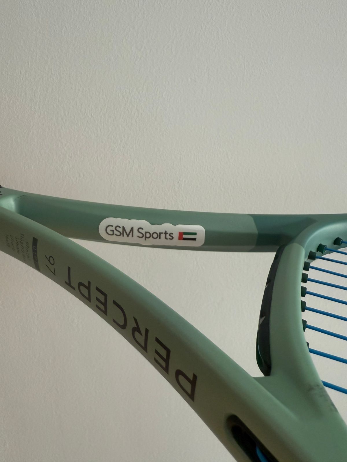 Racket Personalisation which is available for sale at GSM Sports