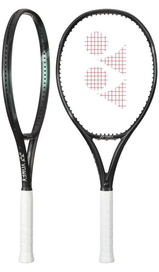 Yonex EZONE 100L Aqua Night Black Tennis Racket which is available for sale at GSM Sports