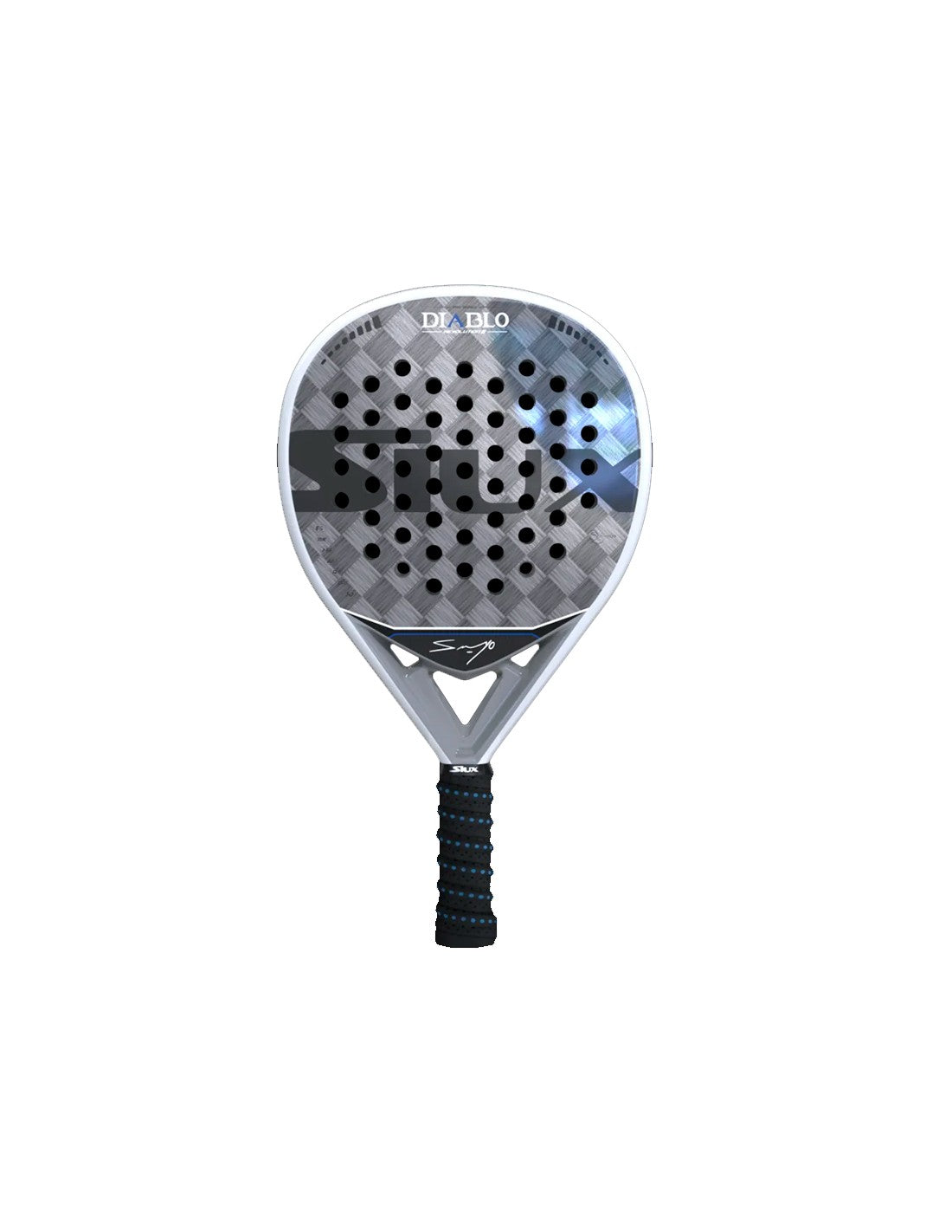 Siux Diablo Revolution II Sanyo Pro 2023 Padel Racket which is available for sale at GSM Sports