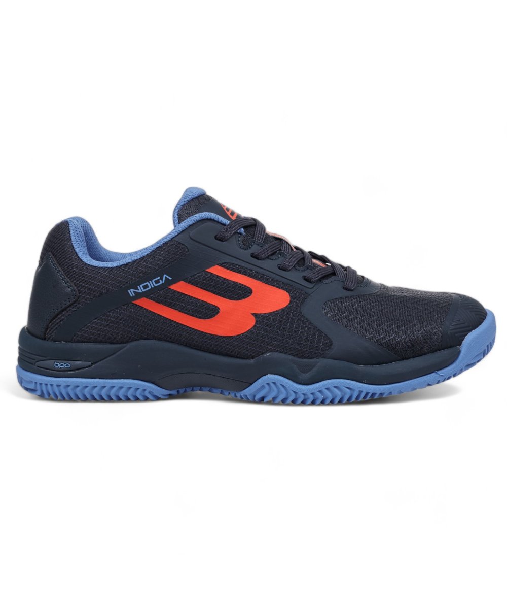 Bullpadel Indiga 25V Navy Blue Padel Shoes which is available for sale at GSM Sports