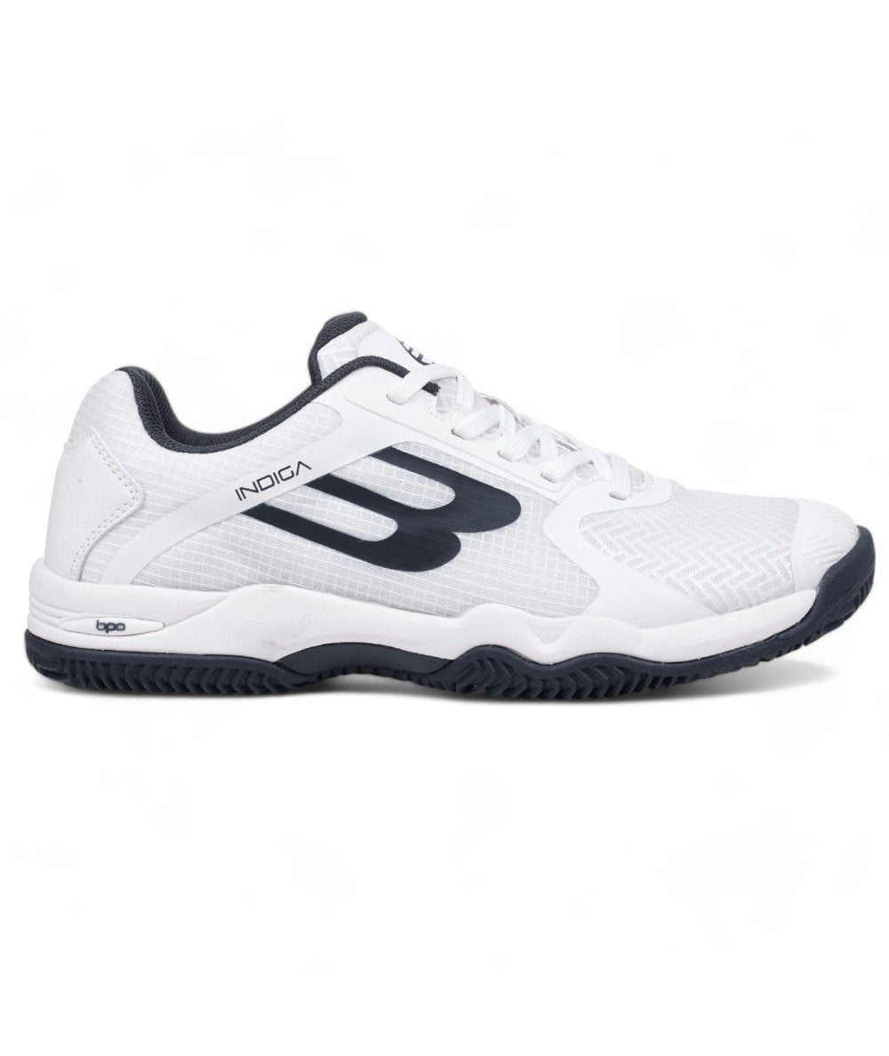 Bullpadel Indiga 25V White Padel Shoes which is available for sale at GSM Sports