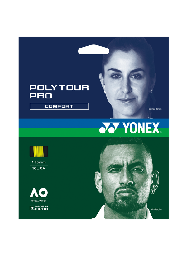 Yonex POLYTOUR PRO 130 Tennis String 200m Reel – GSM Sports