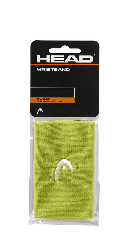 Head Wristband 5" for sale at GSM Sports in Lime which is available for sale at GSM Sports