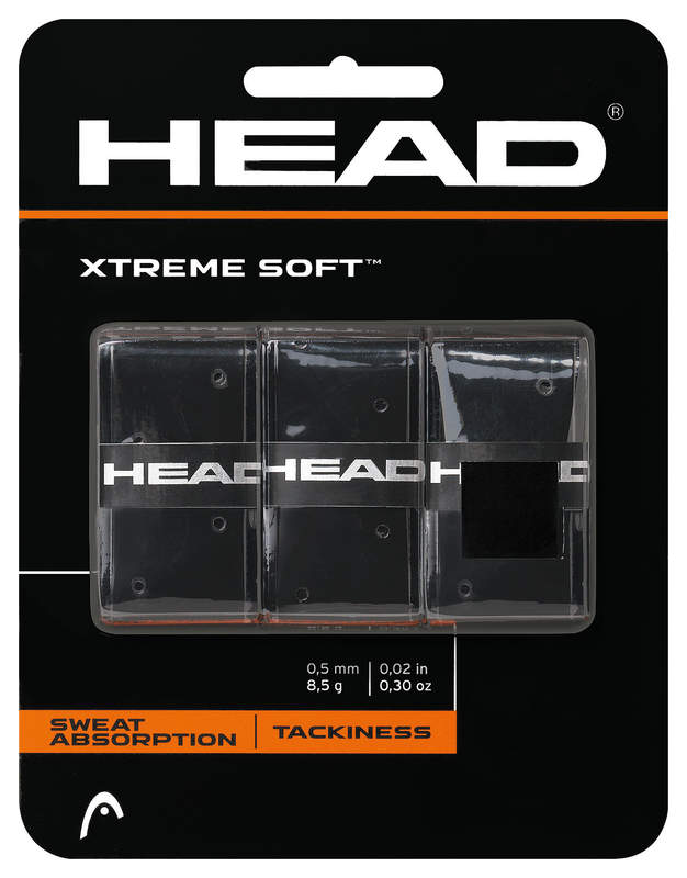 Head Xtremesoft Grip Tennis Overgrips in black for sale at GSM Sports