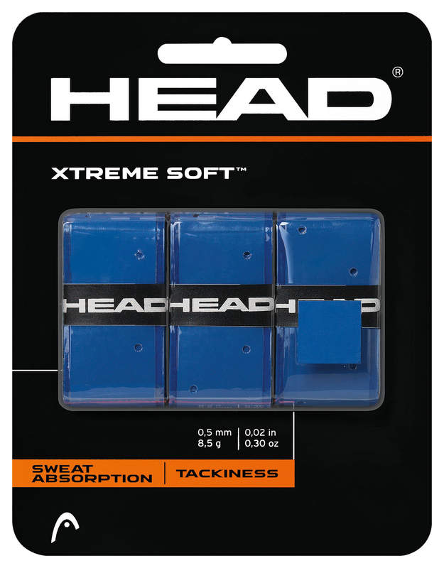 Head Xtremesoft Grip Tennis Overgrips in blue for sale at GSM Sports