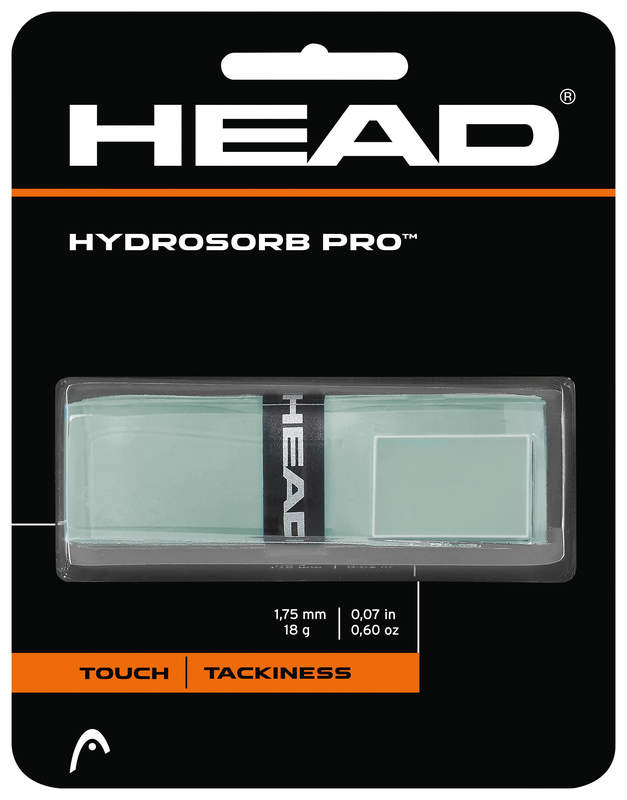 Head Hydrosorb Pro Tennis replacement grip in grey for sale at GSM Sports