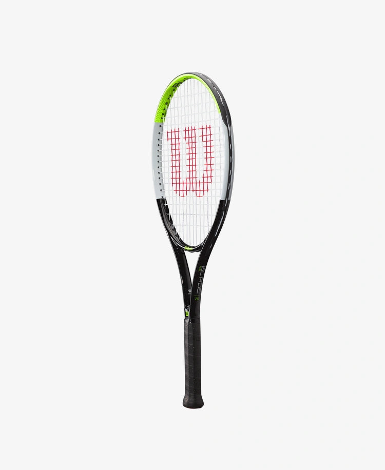 The Wilson Blade Feel 26 Tennis Racket available for sale at GSM Sports.