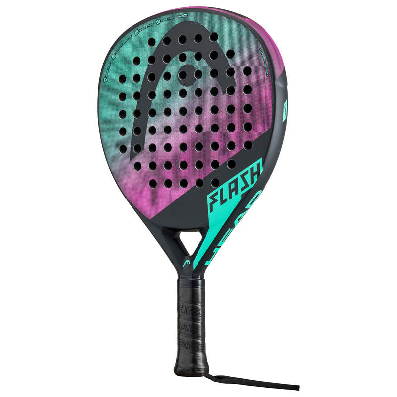The Head Flash 2023 Padel Racket in Mint and Pink colour available for sale at GSM Sports.
