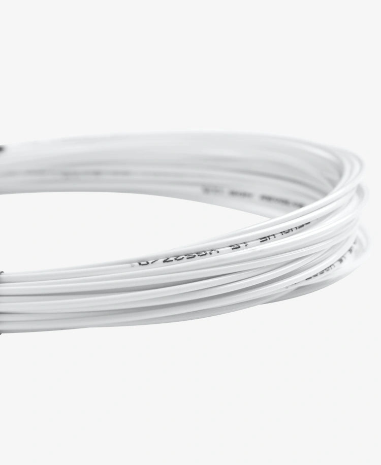 A 200m Reel of Wilson Revolve 17 Tennis String in white available for sale at GSM Sports.