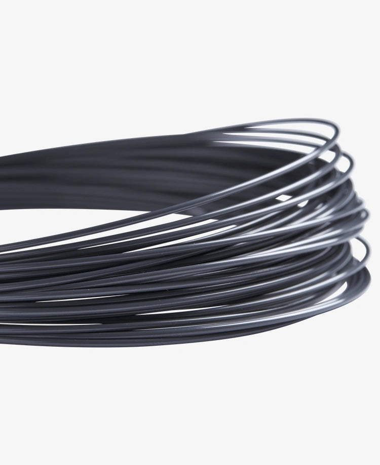 A 200m Reel of Wilson Revolve 16 Tennis String in black available for sale at GSM Sports.