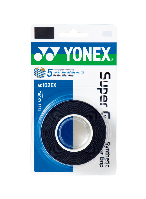 Yonex Super Grap Grip in Black for sale at GSM Sports