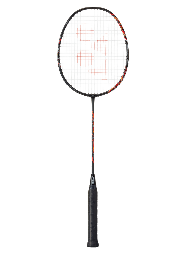 The Yonex Astrox 22 LT Badminton Racket in black and red which is available for sale at GSM Sports.