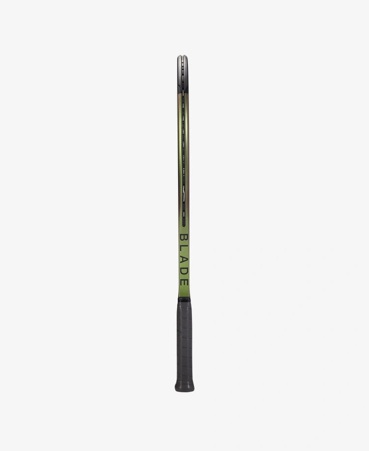 The Wilson Blade 98 (16x19) V8 Tennis Racket available for sale at GSM Sports.
