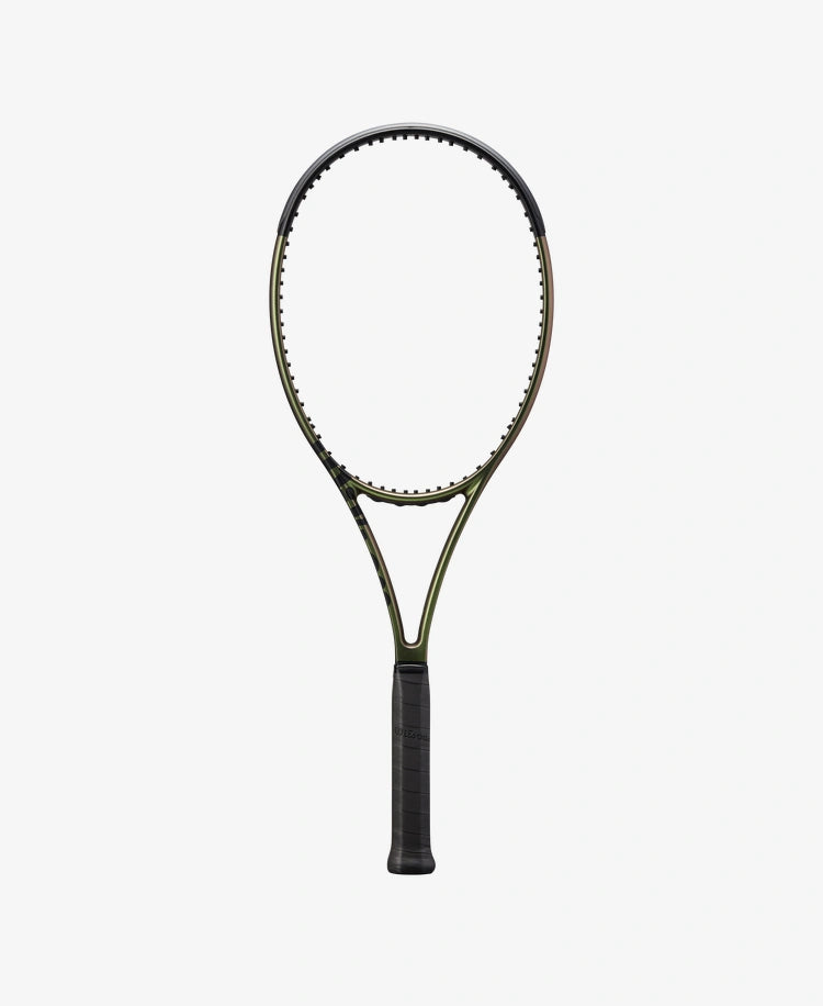 The Wilson Blade 98 (16x19) V8 Tennis Racket available for sale at GSM Sports.