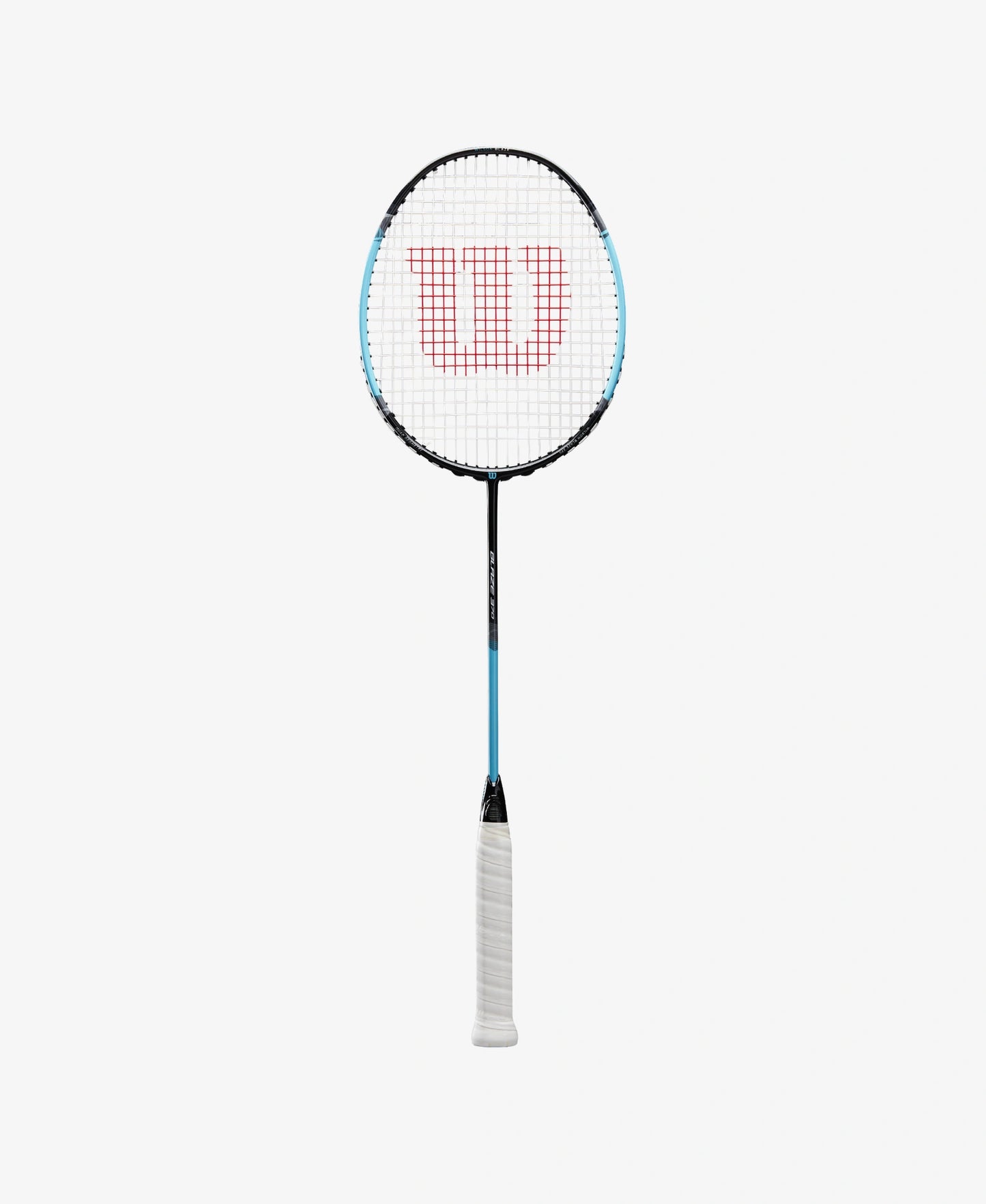 The Wilson Blaze 370 Badminton Racket available for sale at GSM Sports.