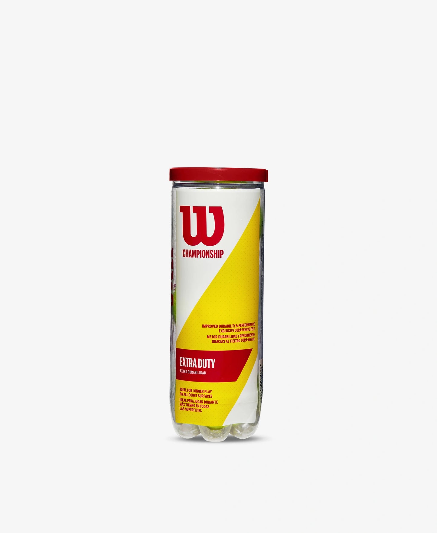 The Wilson Championship Extra Duty 3 Ball Can available for sale at GSM Sports.