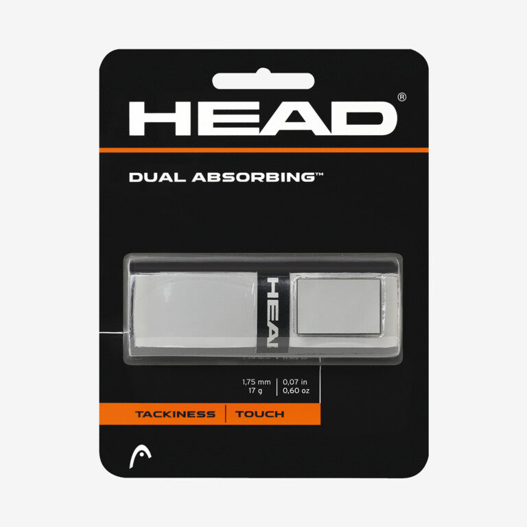 The Head Dual Absorbing Tennis Replacement Grip in mix colour available for sale at GSM Sports.