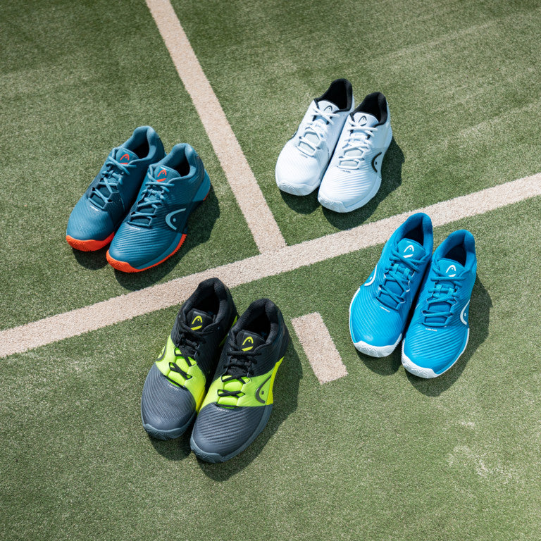 The collection of colours of the Head Revolt pro 4.0 Mens Tennis Shoes which are available for sale at GSM Sports