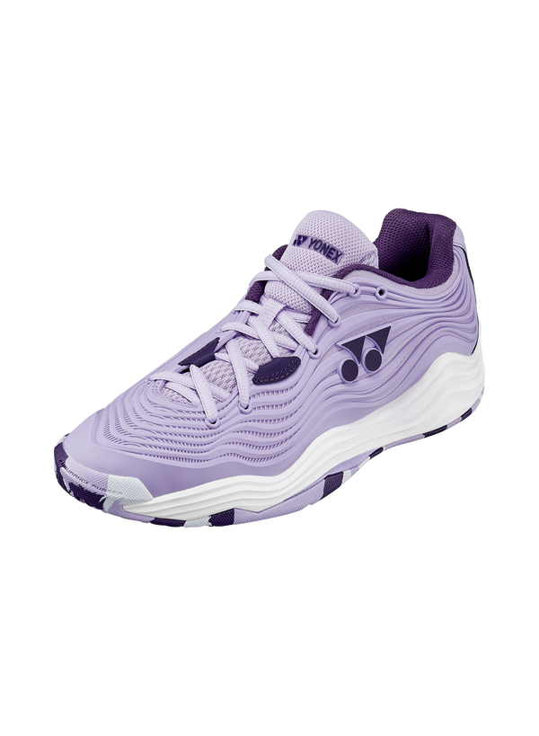 The Yonex Power Cushion FushionRev 5 Womens Tennis Shoes in mist purple colour which are available for sale at GSM Sports.