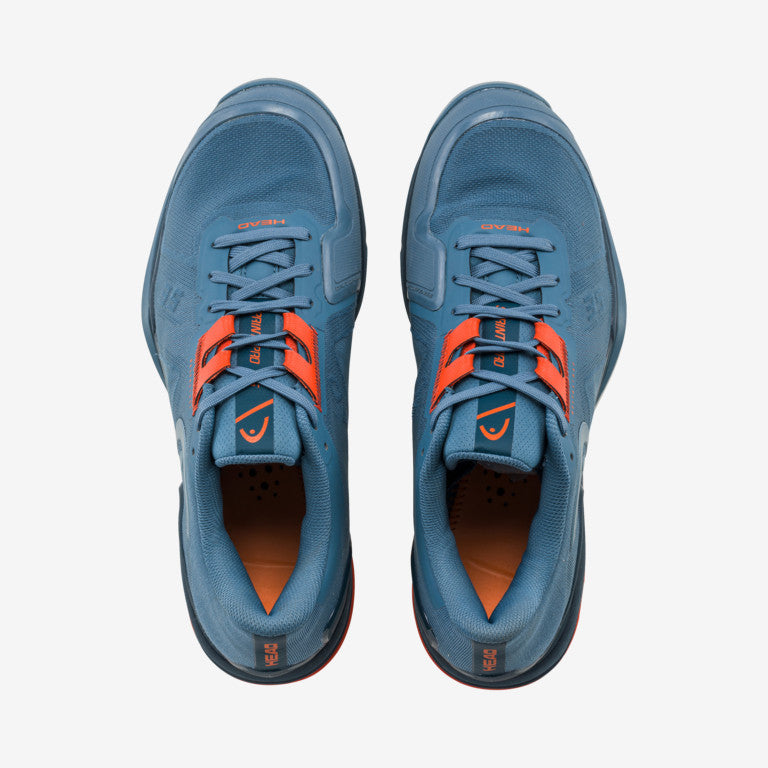 The Head Sprint Pro 3.5 Mens Tennis Shoe in Blue and Orange available at GSM Sports