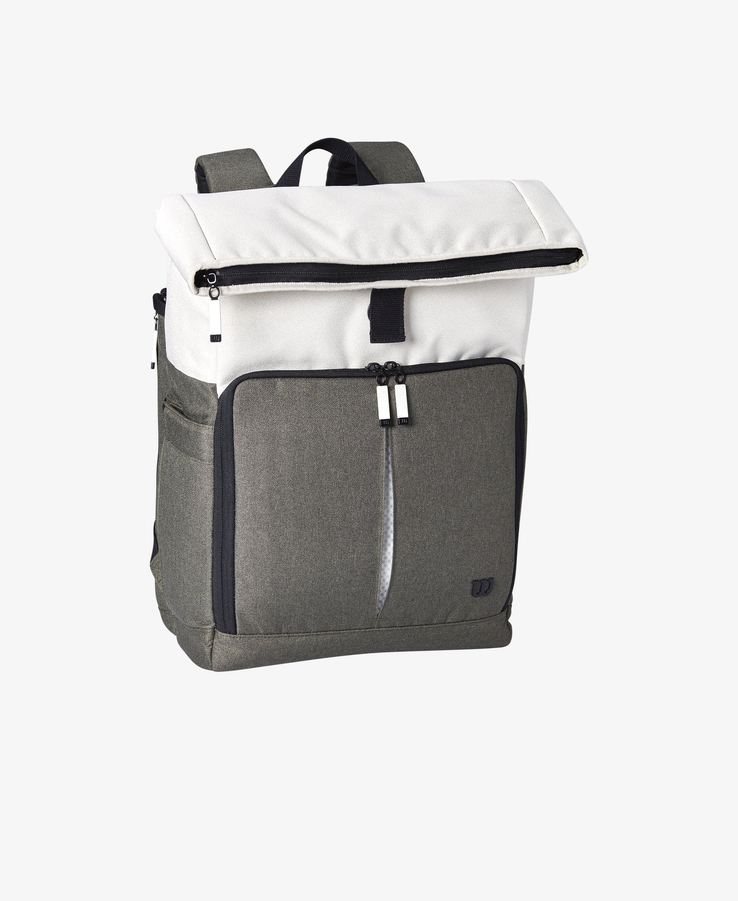 The Wilson Womens Backpack in cream, forest green and black available for sale at GSM Sports.