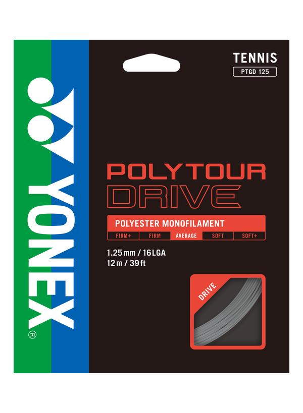 Yonex POLYTOUR DRIVE 125 Tennis String for sale at GSM Sports