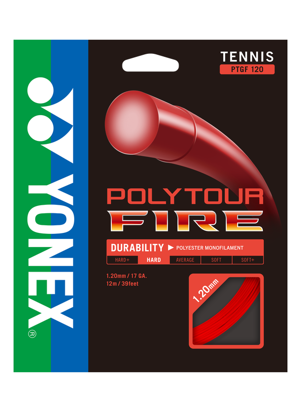 Yonex POLYTOUR FIRE 120 Tennis String Set for sale at GSM Sports