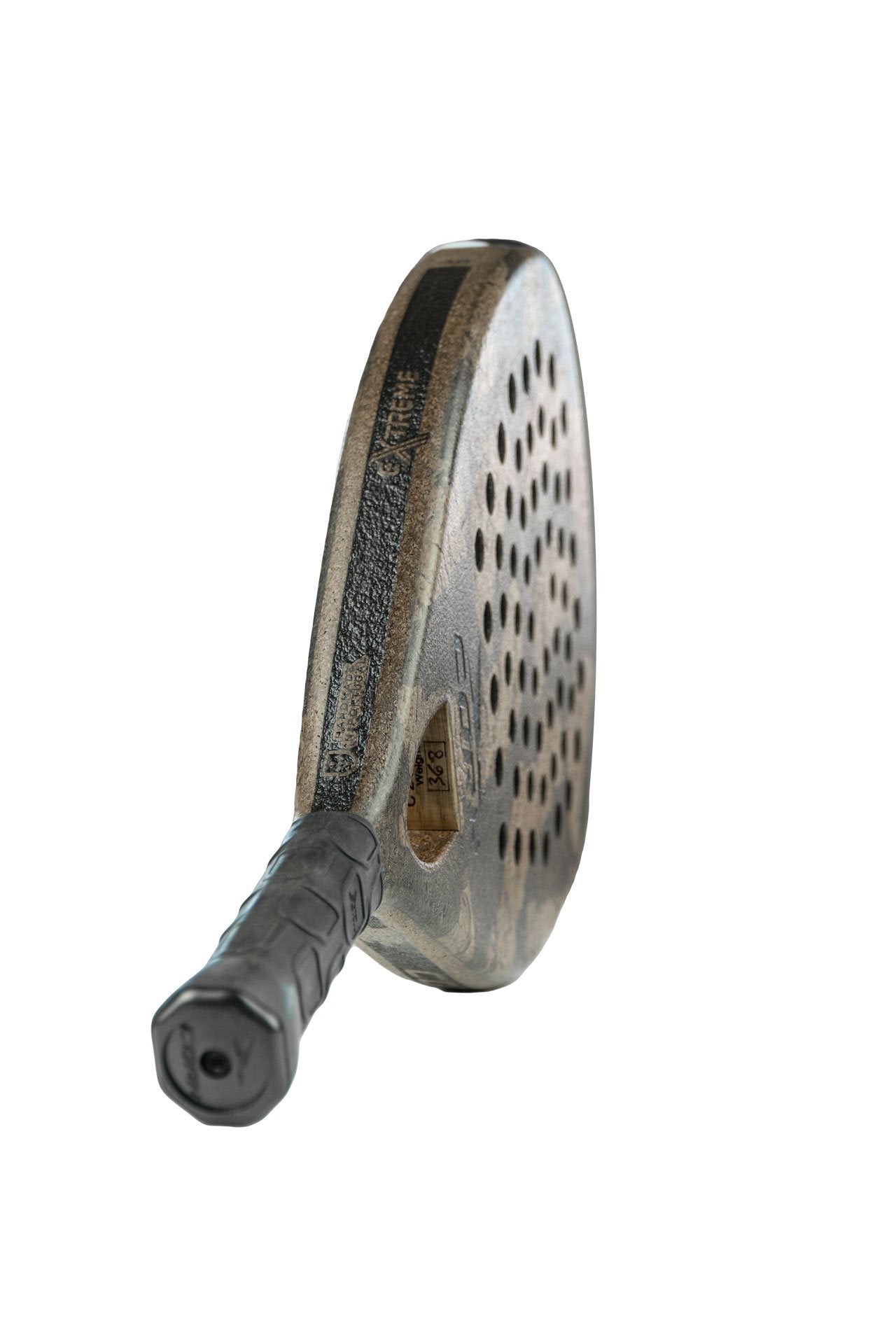 Cork Extreme Black Padel Racket which is available for sale at GSM Sports