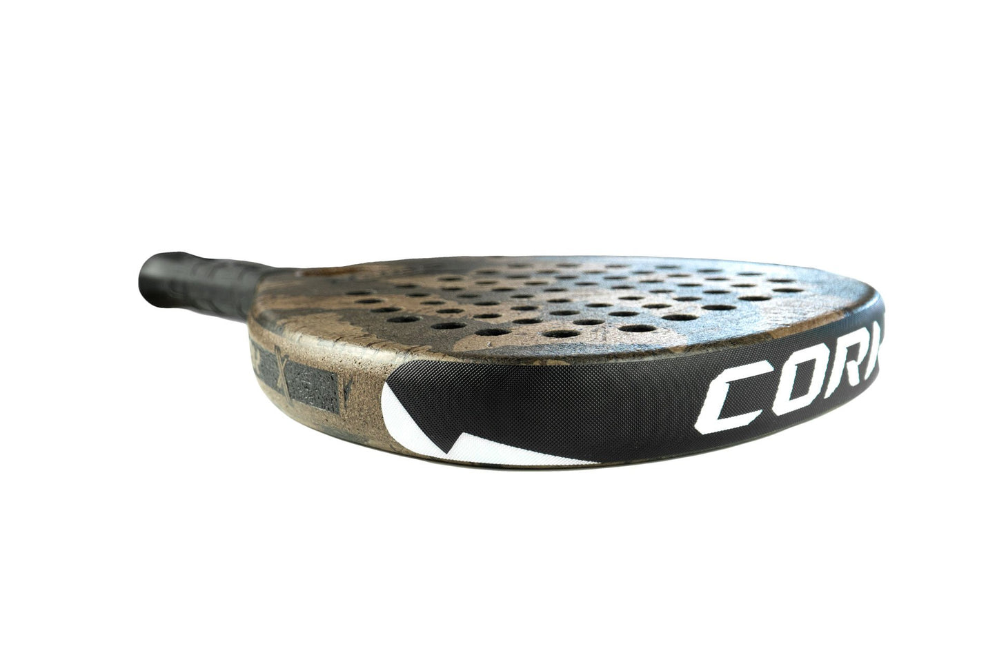 Cork Extreme Black Padel Racket which is available for sale at GSM Sports