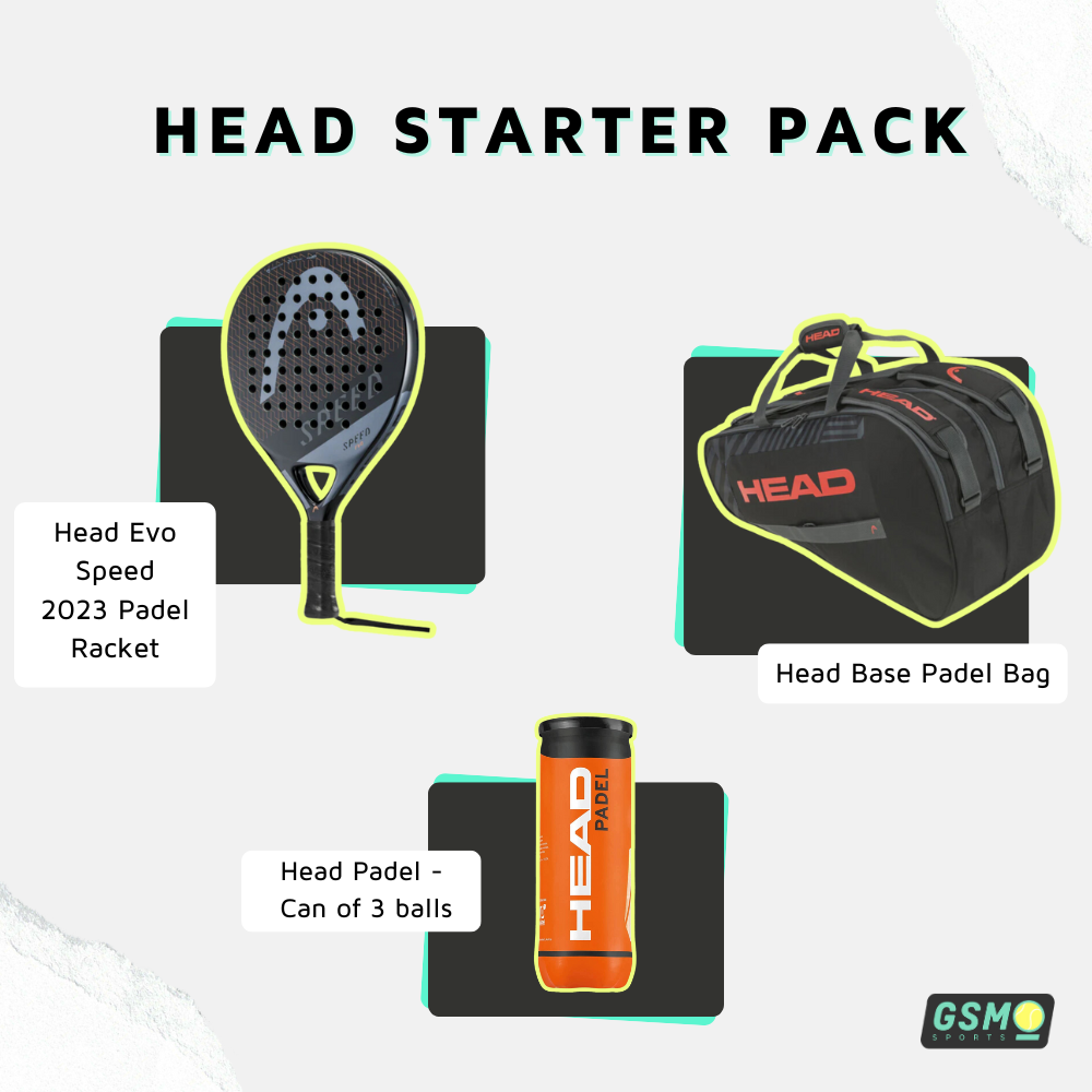 Head Starter Pack which is available for sale at GSM Sports