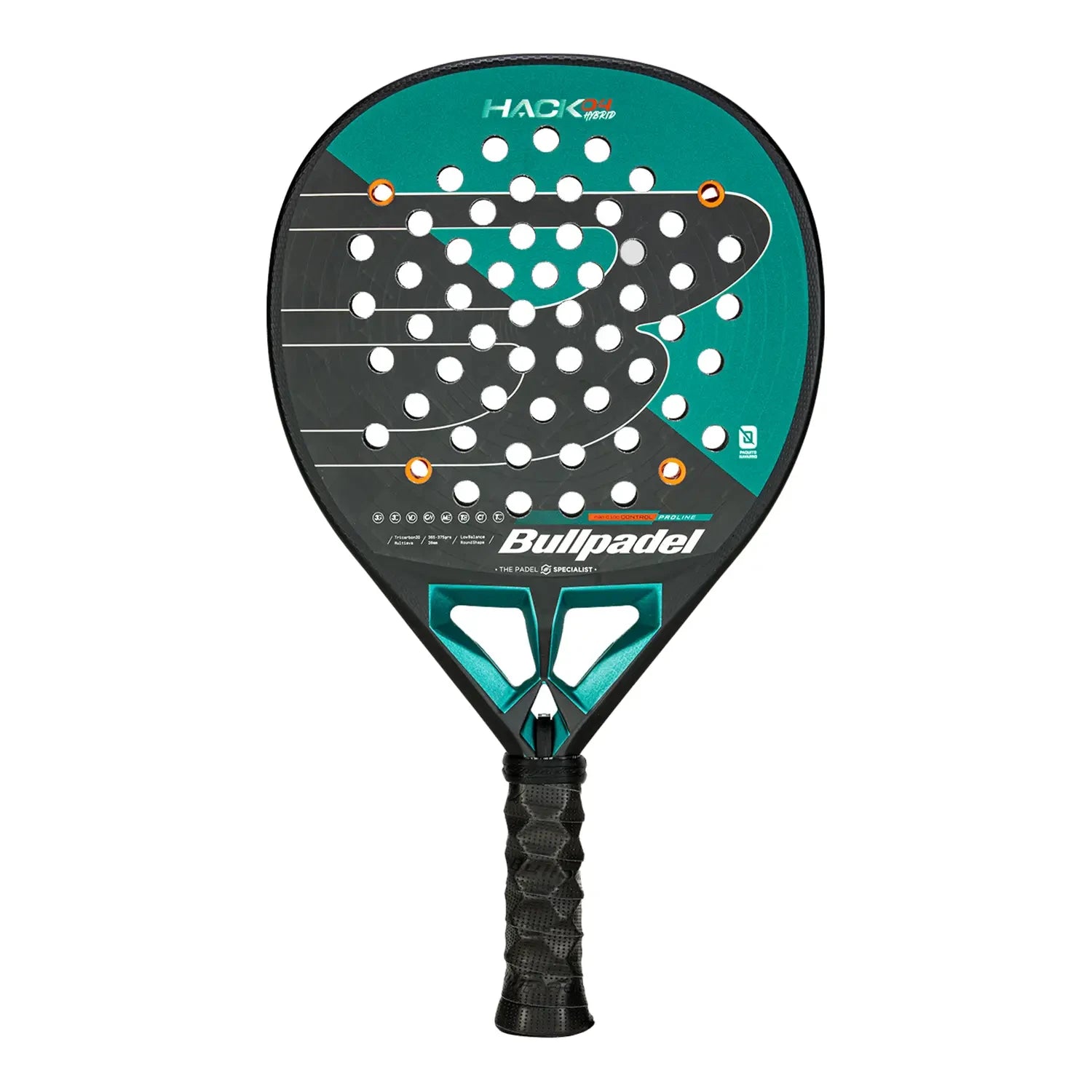Bullpadel Hack 04 Hybrid 2025 Padel Racket which is available for sale at GSM Sports