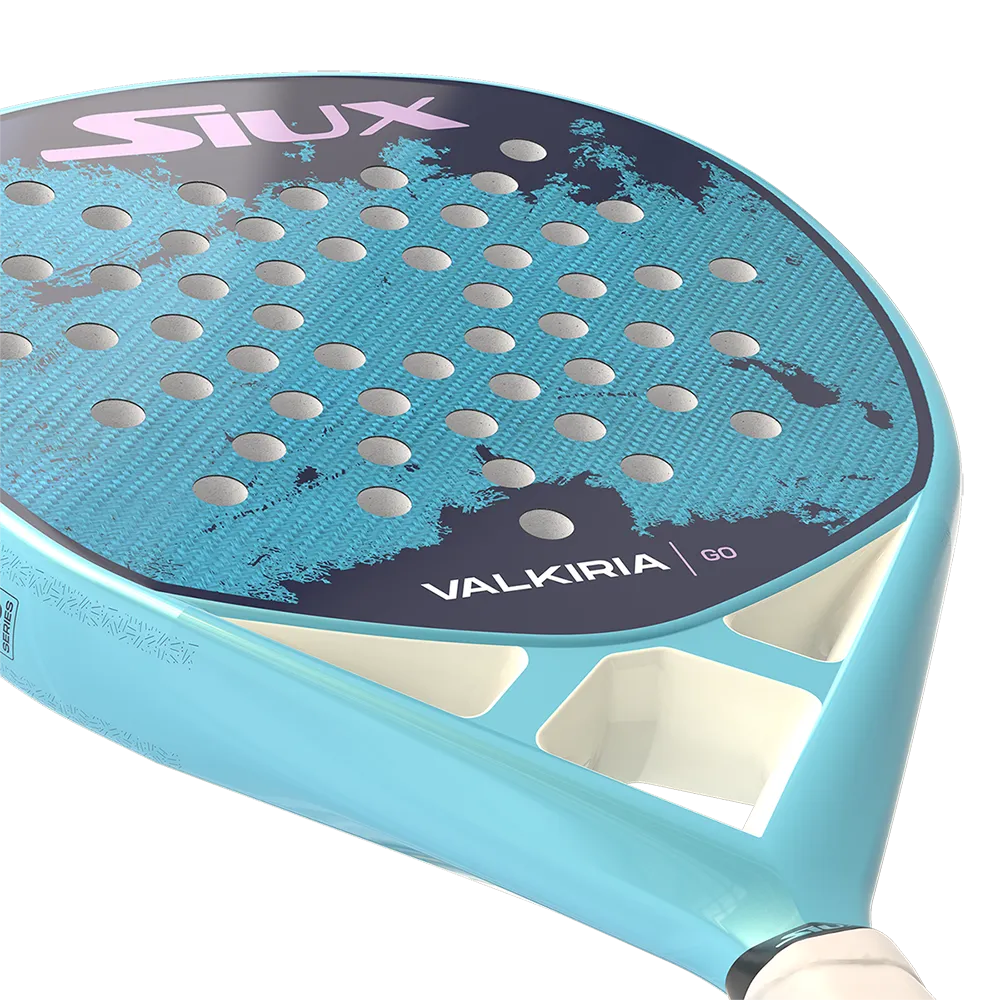 Siux Valikiria Go 2025 Padel Racket which is available for sale at GSM Sports