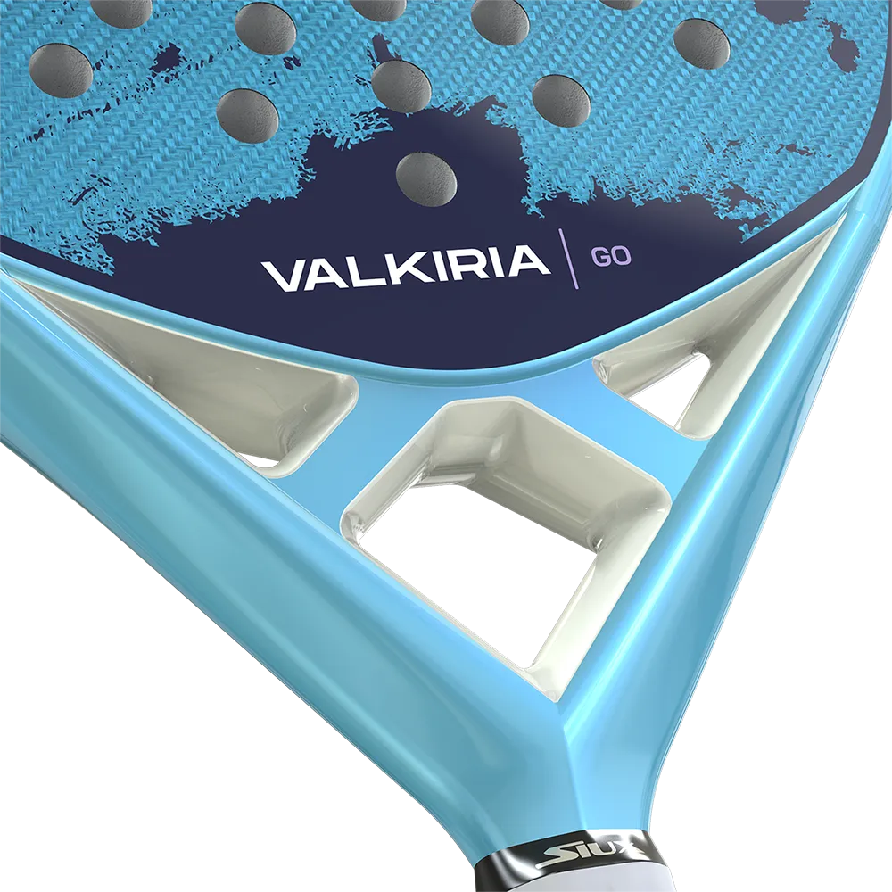 Siux Valikiria Go 2025 Padel Racket which is available for sale at GSM Sports